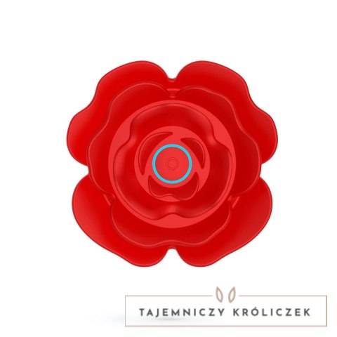 Crushious Giulietta Red - Wibrująca Rotacyjna Zatyczka z Pilotem 7,7 cm Crushious