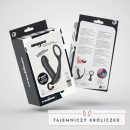 Crushious Magoo Black - Model z funkcją pulsacji, ruchu oraz pilotem Crushious