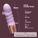 Crushious Mellow Bubbles Mini Wibrujący Masażer Lavender 11 cm Crushious