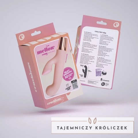 Crushious Mellow Cony Mini Rabbit Pink - kompaktowy model silikonowy Crushious