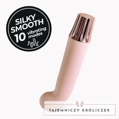 Crushious Mellow Gee Mini - kompaktowy masażer strefy G, rożowy Crushious
