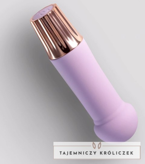 Crushious Mellow Puff Mini Wand Lawendowy - Kompaktowy Masażer 10 Trybow Crushious