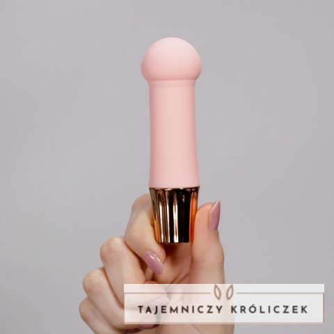 Crushious Mellow Puff Mini Wand Pink - kompaktowy masażer 10 trybow Crushious
