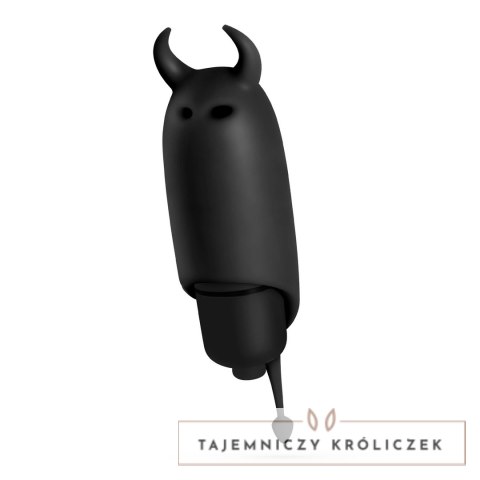 Crushious O-Pet Devil Czarny - Mini Wibrująca Kapsułka 10 Trybow 9,2 cm Crushious