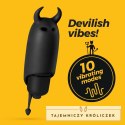 Crushious O-Pet Devil Czarny - Mini Wibrująca Kapsułka 10 Trybow 9,2 cm Crushious