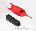 Crushious O-Pet Devil Wibrujący Mini Masażer 10 Trybow Czerwony 9,2 cm Crushious