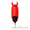 Crushious O-Pet Devil Wibrujący Mini Masażer 10 Trybow Czerwony 9,2 cm Crushious