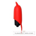 Crushious O-Pet Devil Wibrujący Mini Masażer 10 Trybow Czerwony 9,2 cm Crushious