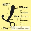 Crushious P-Baba Czarny masażer anatomiczny do stymulacji punktu P ABS Crushious