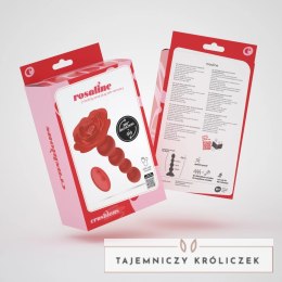 Crushious Rosaline Red - Model rotacyjny z pilotem, silikonowy 19 cm Crushious