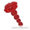Crushious Rosaline Red - Model rotacyjny z pilotem, silikonowy 19 cm Crushious