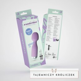 Crushious Wanderlust Mini Wand Massager Lilac 15 cm silikonowy USB Crushious