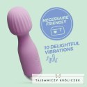 Crushious Wanderlust Mini Wand Massager Lilac 15 cm silikonowy USB Crushious