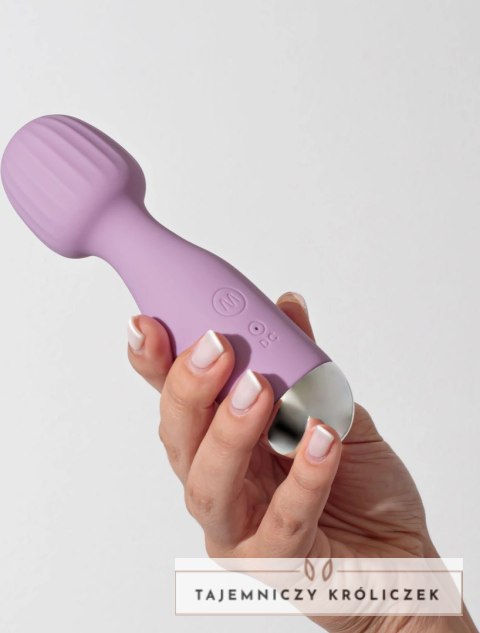Crushious Wanderlust Mini Wand Massager Lilac 15 cm silikonowy USB Crushious
