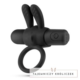 Crushious Wonka czarny pierścień intymny z wibrującym modułem USB Crushious