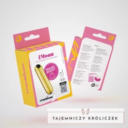 Crushious iMoan Bullet Golden - Wibrujący mini model, wodoodporny, 10 trybow Crushious