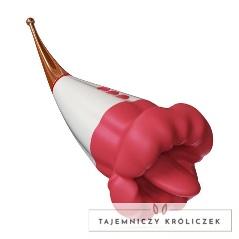 Jagger Double Stimulator Red - Innowacyjny dwustronny model silikonowy Crushious