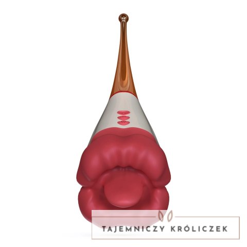 Jagger Double Stimulator Red - Innowacyjny dwustronny model silikonowy Crushious