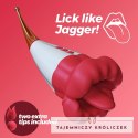 Jagger Double Stimulator Red - Innowacyjny dwustronny model silikonowy Crushious