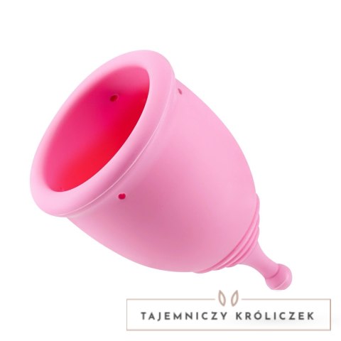 Minerva Zestaw Kubeczkow Menstruacyjnych S i L Rożowe + Woreczek Crushious