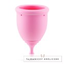 Minerva Zestaw Kubeczkow Menstruacyjnych S i L Rożowe + Woreczek Crushious