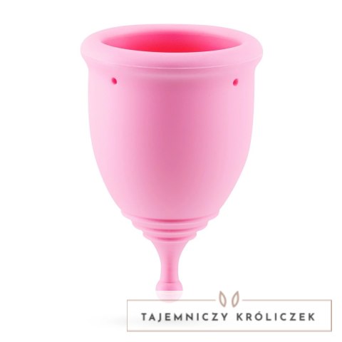 Minerva Zestaw Kubeczkow Menstruacyjnych S i L Rożowe + Woreczek Crushious