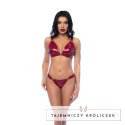 Noir Handmade Gloss Wine Red - Komplet dwuczęściowy M, winylowy Mapale