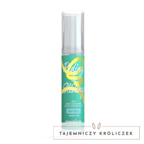 Riding & Sliding Żel Intymny na Bazie Wody 10 ml Bezzapachowy Vegan Crushious