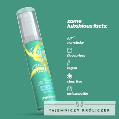 Riding & Sliding Żel Intymny na Bazie Wody 10 ml Bezzapachowy Vegan Crushious