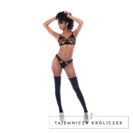 Rock Star Komplet Dwuczęściowy L/XL Czarny Wet Look Efektowny Mapale