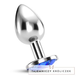 Crushious Bijou Plug dekoracyjny Large niebieski metalowy 8cm Crushious