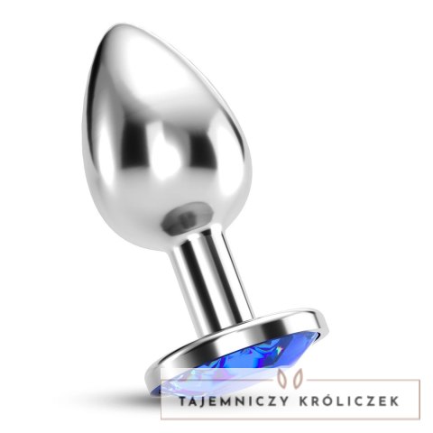 Crushious Bijou Plug dekoracyjny Large niebieski metalowy 8cm Crushious