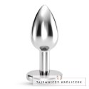 Crushious Bijou Plug dekoracyjny Large niebieski metalowy 8cm Crushious