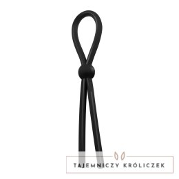 Crushious Billy The Ring silikonowy regulowany pierścień czarny 12,5 cm Crushious