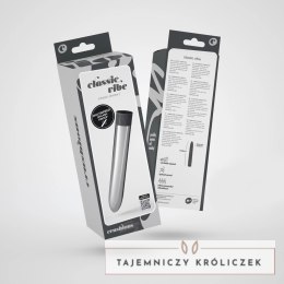 Crushious Classic Vibe Silver - Smukły model anatomiczny metaliczny 17,5 cm Crushious