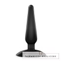 Crushious Jolly Black - anatomiczny korek z przyssawką, 9 cm Crushious