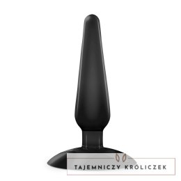 Crushious Jolly Black - anatomiczny korek z przyssawką, 9 cm Crushious