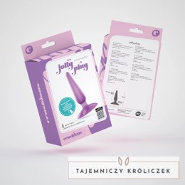 Crushious Jolly Lila - korek anatomiczny z przyssawką 9 cm Crushious