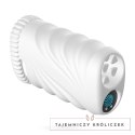 Crushious Nautilus Treningowa maszyna intymna z wibracją USB, biała Crushious