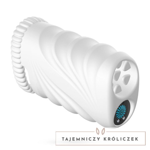 Crushious Nautilus Treningowa maszyna intymna z wibracją USB, biała Crushious