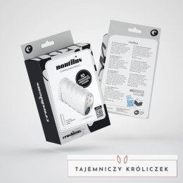 Crushious Nautilus Treningowa maszyna intymna z wibracją USB, biała Crushious