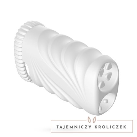 Crushious Nautilus Treningowa maszyna intymna z wibracją USB, biała Crushious