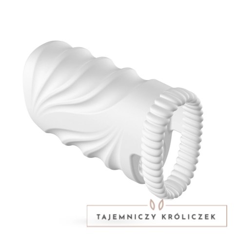Crushious Nautilus Treningowa maszyna intymna z wibracją USB, biała Crushious