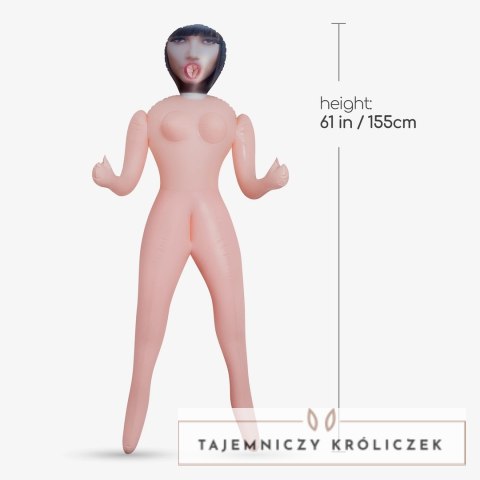 Crushious Nicole La Enfermera - Lalka Pneumatyczna 155 cm z Systemem Wkładki Crushious