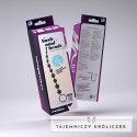 Crushious Pearly Touch łańcuch silikonowy z 10 kulkami, czarny 25,4 cm Crushious