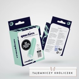 Crushious Quackers Mini Wibrator USB Miętowy 10 Trybow Wodoodporny Crushious