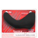 Hunkyjunk Buzzfuck Taint Vibe Sling Tar Ice - model z wibracją, elastyczny Hunkyjunk