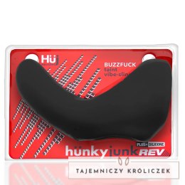 Hunkyjunk Buzzfuck Taint Vibe Sling Tar Ice - model z wibracją, elastyczny Hunkyjunk
