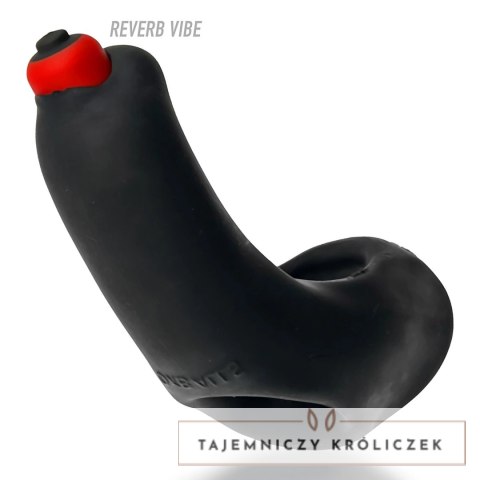 Hunkyjunk Buzzfuck Taint Vibe Sling Tar Ice - model z wibracją, elastyczny Hunkyjunk