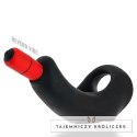 Hunkyjunk Buzzfuck Taint Vibe Sling Tar Ice - model z wibracją, elastyczny Hunkyjunk